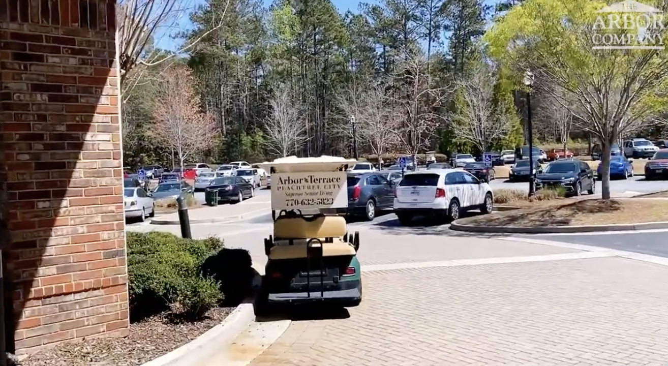 Enjoy the Golf Cart Paths at Arbor Terrace Peachtree City